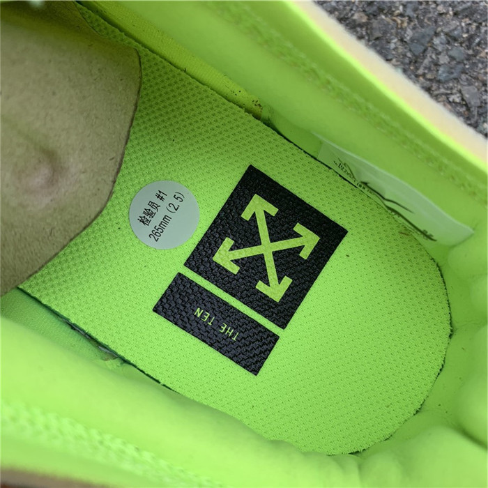 Authentic OFF-WHITE x Nike Air Force 1 “Volt”