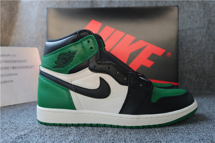 Authentic Air Jordan 1 Pine green