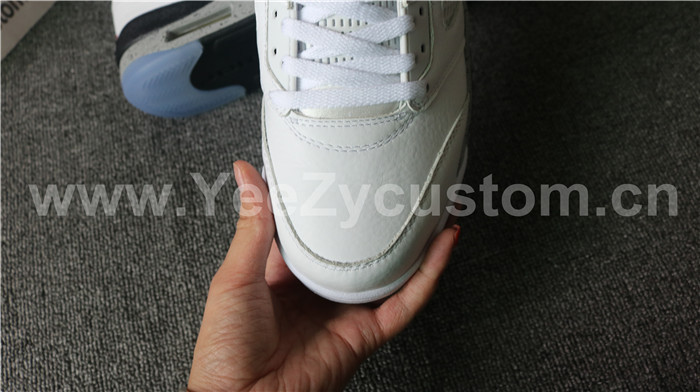 Authentic Air Jordan 5 White Cement