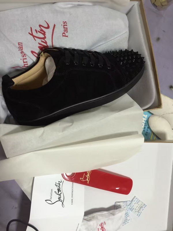 Super High End Christian Louboutin Flat Sneaker Low Top(With Receipt) - 0036