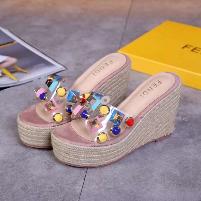 Fendi Slipper Women Shoes 0036