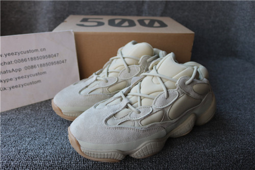 Authentic Adidas Yeezy Boost 500 Bone Men Shoes