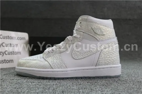 Authentic Air Jordan 1 Retro GS Frost White