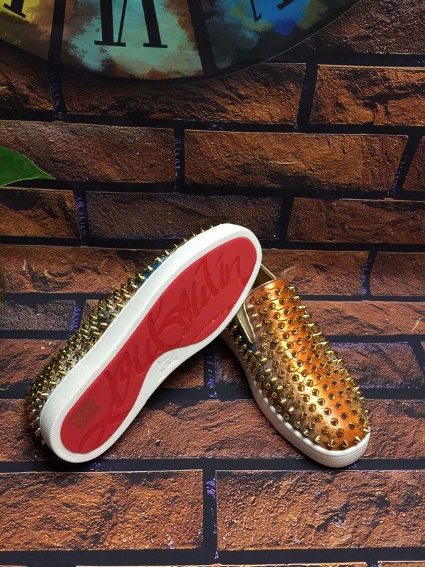 Super High End Christian Louboutin Flat Sneaker Low Top(With Receipt) - 0055