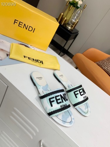 Fendi Slippers Women Shoes 005（2021）