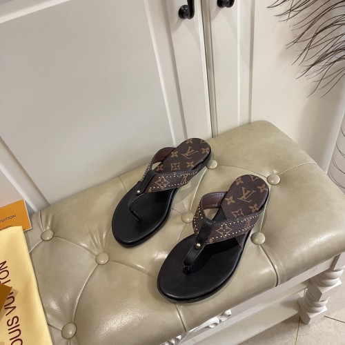 LV Slipper men Shoes 00104（2021）