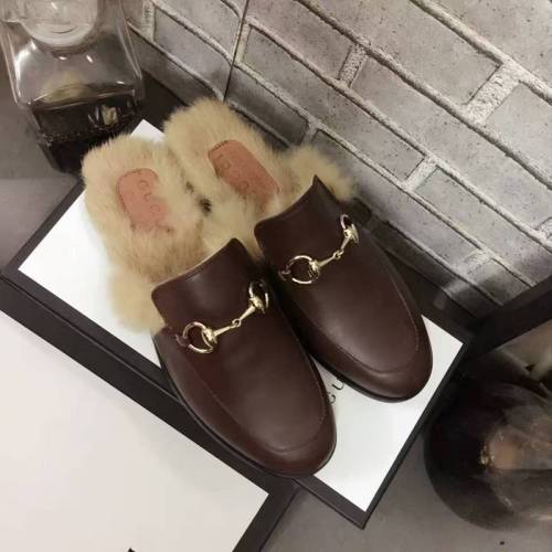 Gucci Hairy slippers 0014