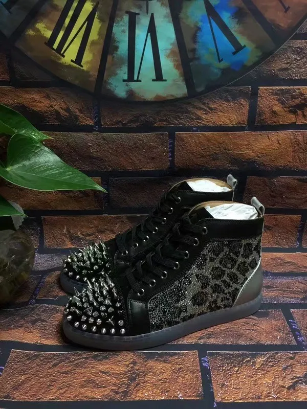 Super High End Christian Louboutin Flat Sneaker High Top(With Receipt) - 0120