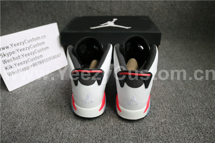 Authentic Air Jordan 6 White Infrared GS