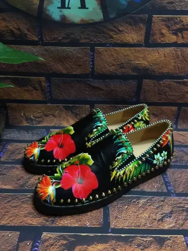 Super High End Christian Louboutin Flat Sneaker Low Top(With Receipt) - 0085