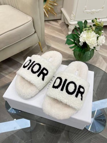 Dior Hairy slippers 002（2021）