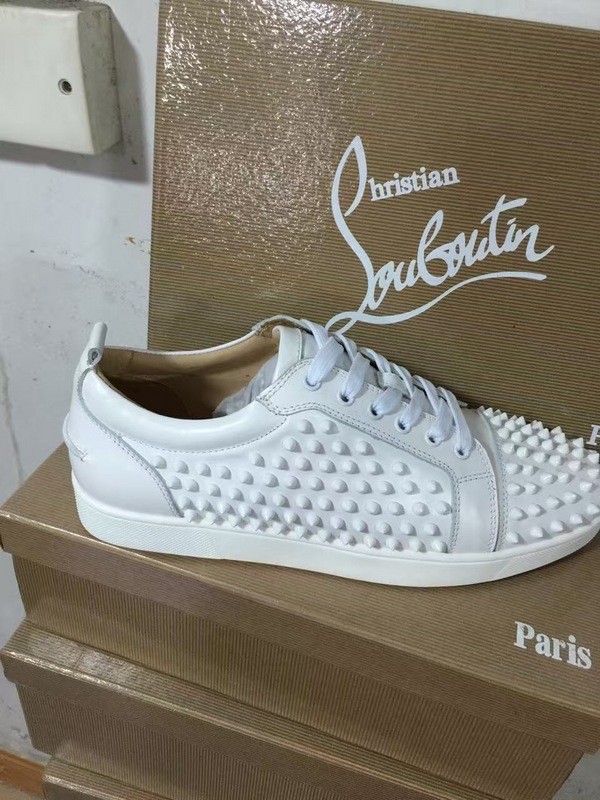 Super High End Christian Louboutin Flat Sneaker Low Top(With Receipt) - 0042