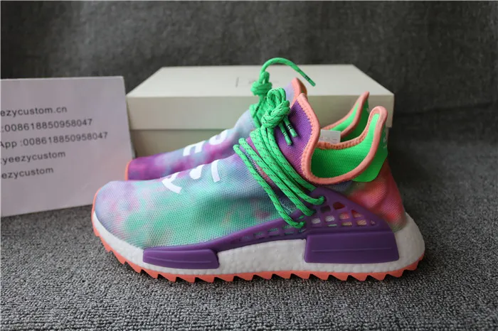 Authentic Pharrell x adidas Hu NMD Trail Afro