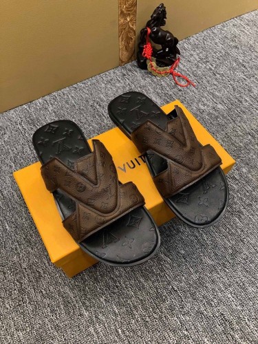 LV Slippers Men Shoes 004（2022）