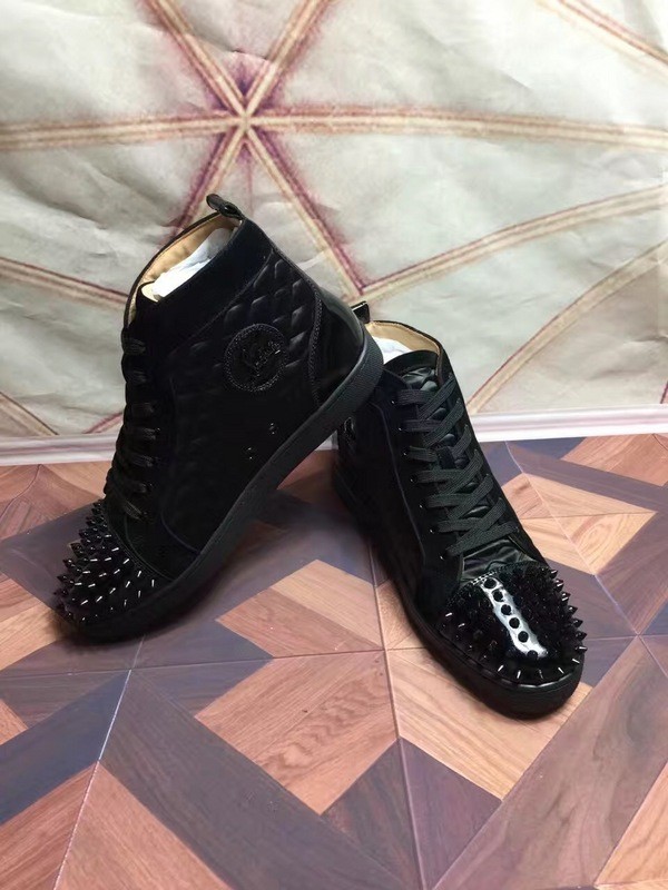 Super High End Christian Louboutin Flat Sneaker High Top(With Receipt) - 0109