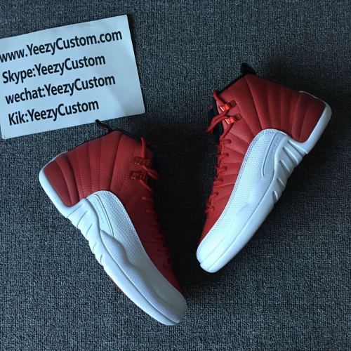 Authentic Air Jordan 12 Gym Red GS