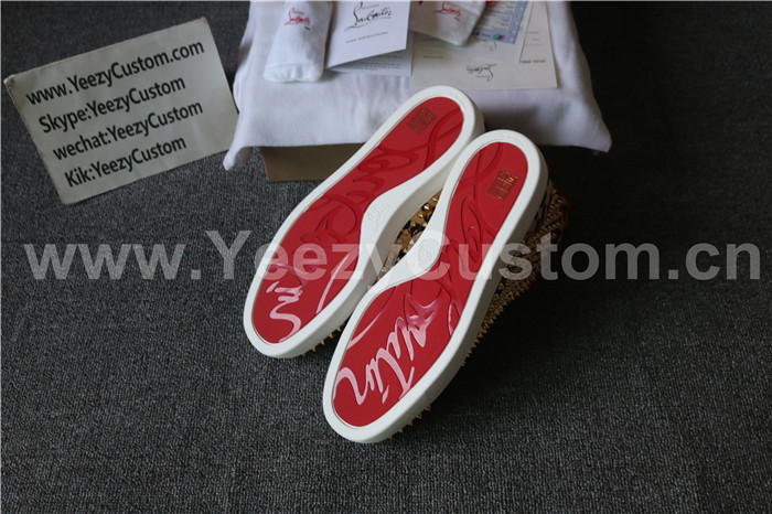 Super High End Christian Louboutin Flat Sneaker High Top(With Receipt) - 0055