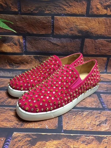 Super High End Christian Louboutin Flat Sneaker Low Top(With Receipt) - 0079