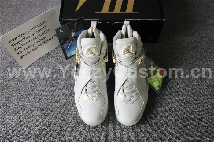Authentic Air Jordan 8 “Champagne”