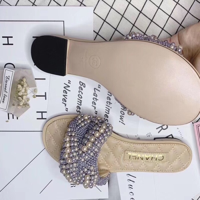 Chanel Slipper Women Shoes 0054（2021）