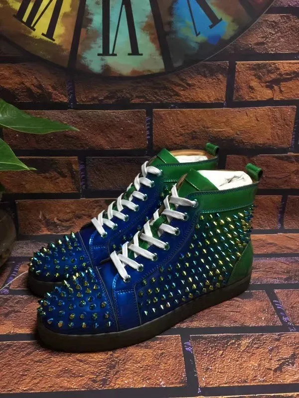 Super High End Christian Louboutin Flat Sneaker High Top(With Receipt) - 0133