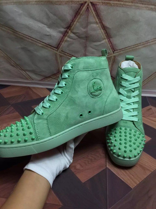 Super High End Christian Louboutin Flat Sneaker High Top(With Receipt) - 0097