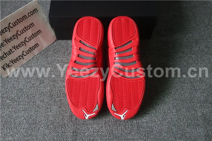 Authentic Air Jordan 12 Retro Red Suede GS