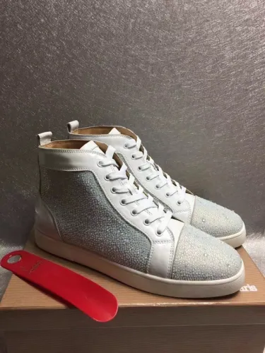 Super High End Christian Louboutin Flat Sneaker High Top(With Receipt) - 0061