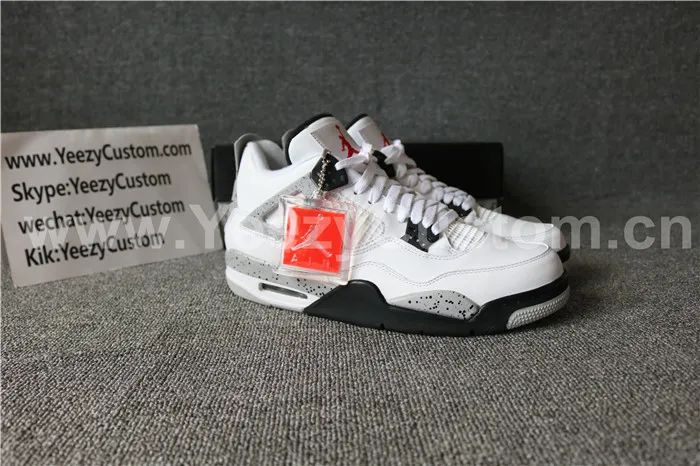 Authentic Air Jordan 4 OG ’89 “White Cement”