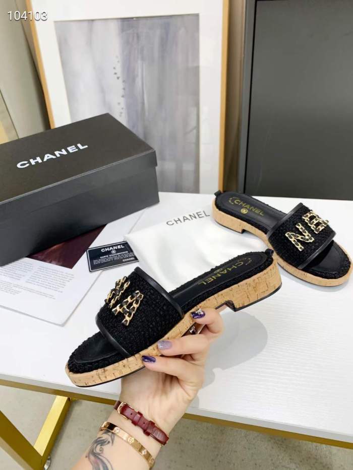 Chanel Slipper Women Shoes 0044（2021）