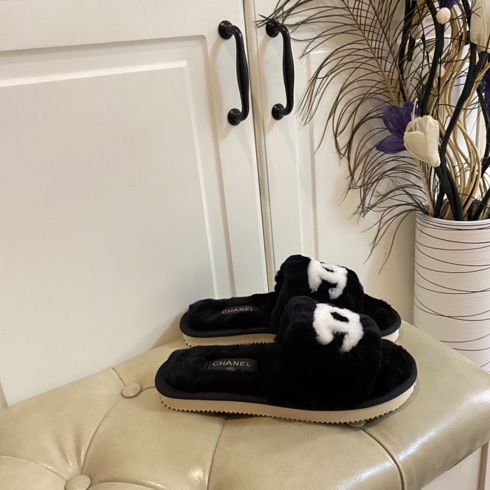 Chanel Hairy slippers 0016 (2021)