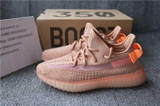 Authentic Adidas Yeezy 350 V2 Clay Men Shoes