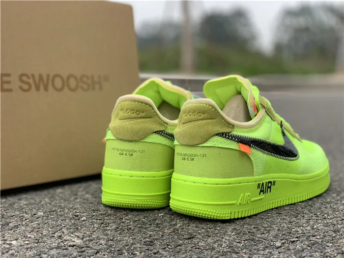 Authentic OFF-WHITE x Nike Air Force 1 “Volt”