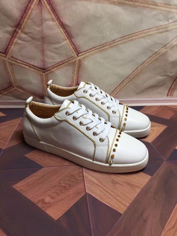 Super High End Christian Louboutin Flat Sneaker Low Top(With Receipt) - 0039
