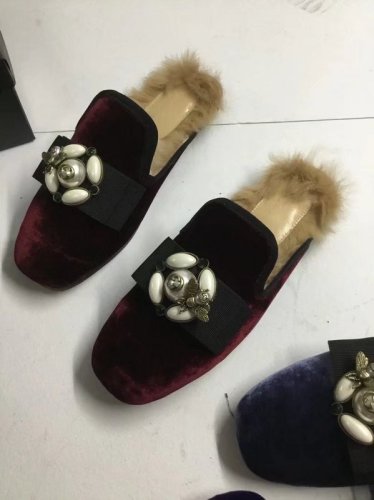 Gucci Hairy slippers 0021