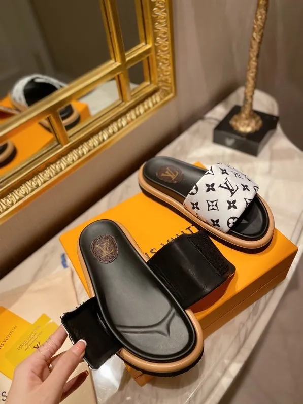 LV Slipper men Shoes 00103（2021）