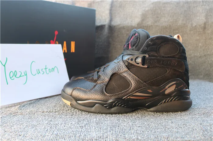 Authentic Air Jordan 8 black  OVO