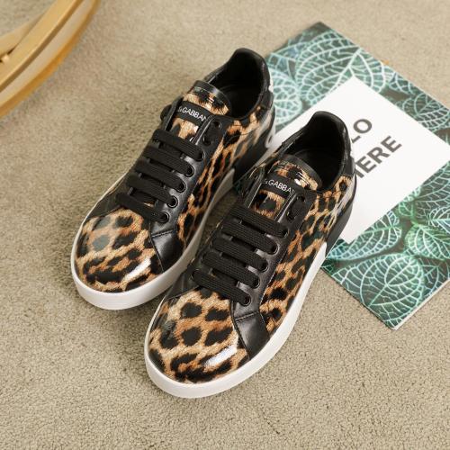 Dolce&Gabbana Studded Suede & Nylon Men and Women Sneakers-020