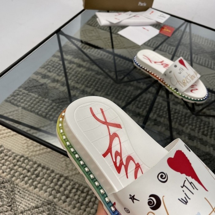 Christian Louboutin Slipper Men Shoes 002（2022）