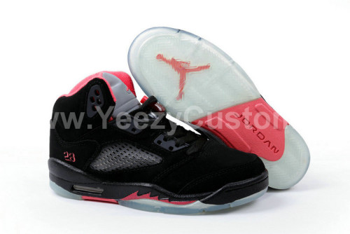 Authentic Air Jordan 5 Retro Black Alarming GS