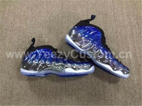 Authentic Nike Air Foamposite One Blue Mirror