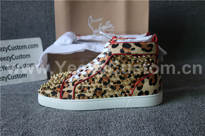 Super High End Christian Louboutin Flat Sneaker High Top(With Receipt) - 0055