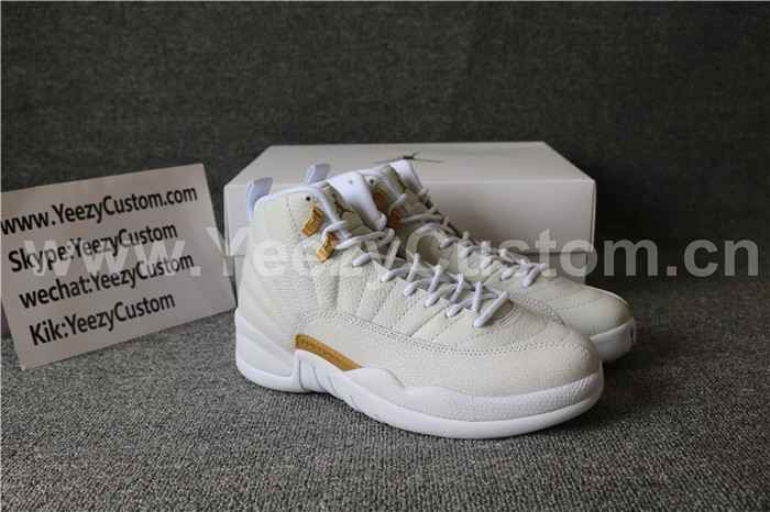 Authentic Air Jordan 12 OVO White