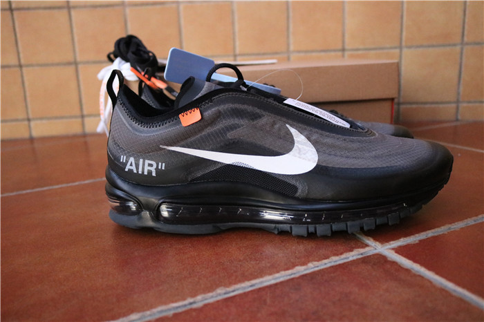 Authentic Off White X Nike Air Max 97 Black