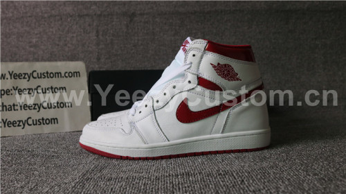 Authentic Air Jordan 1 Metallic Red