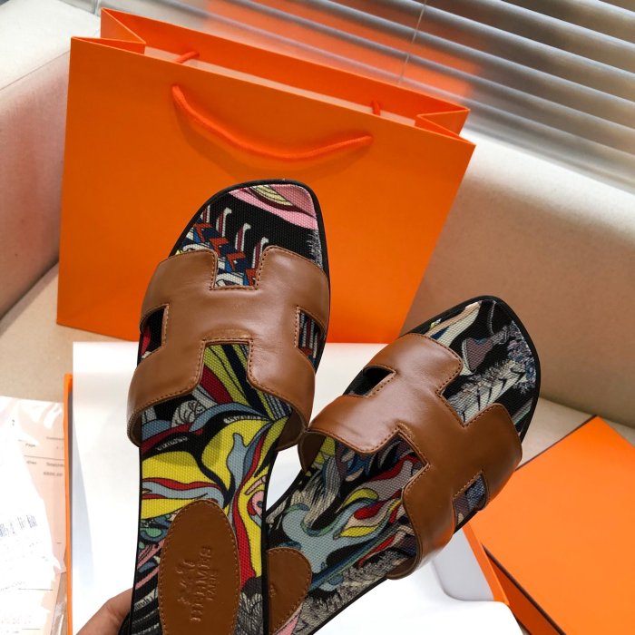 Hermes Slipper Women Shoes 0018（2021）