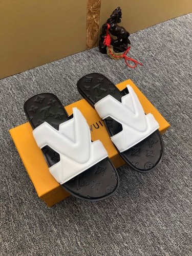 LV Slippers Men Shoes 009（2022）