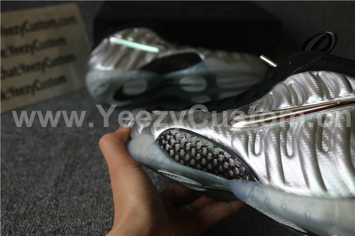 Authentic Nike Air Foamposite One  Silver Surfer