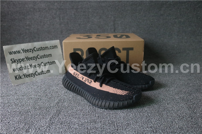 Authentic Adidas Yeezy Boost 350 V2 Core Black/Copper