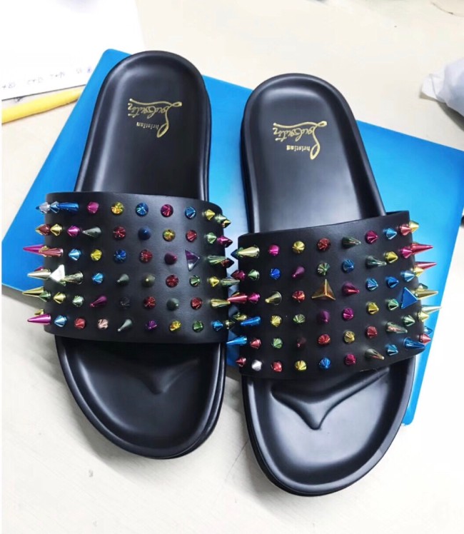 Christian Louboutin Slipper Men Shoes 004（2021）